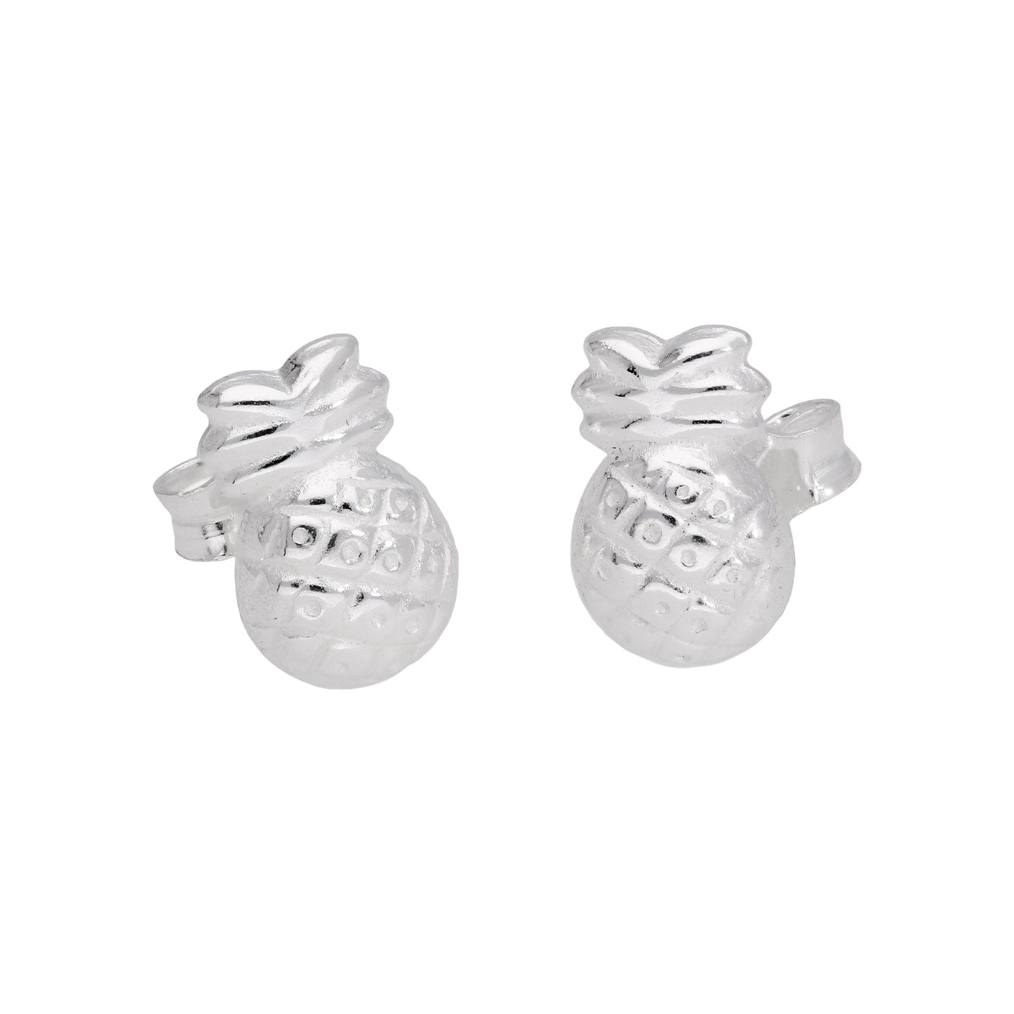 Sterlingsilber Ananas Ohrstecker