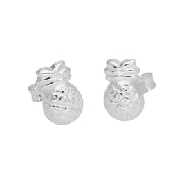 Sterlingsilber Ananas Ohrstecker