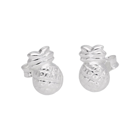 Sterlingsilber Ananas Ohrstecker