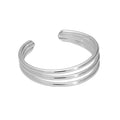 Sterlingsilber Dreifach Draht Ring Größenverstellbar