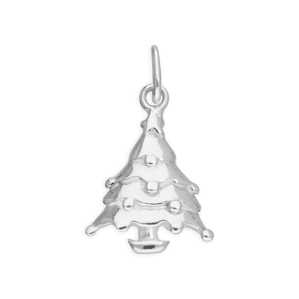 Sterlingsilber Weihnachtsbaum Anhänger