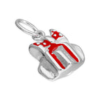 Sterlingsilber Emaille Weihnachtsgeschenk Charm