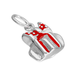 Sterlingsilber Emaille Weihnachtsgeschenk Charm
