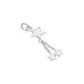 Charm aus Sterlingsilber mit mehreren hängenden Sternen