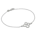 Sterlingsilber Schmetterling Herz Flügel Armband