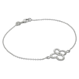 Sterlingsilber Schmetterling Herz Flügel Armband