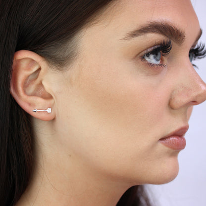 Sterlingsilber Pfeil Ohrstecker