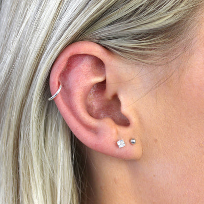 Sterlingsilber 3er Pack essentielle Ohrringe