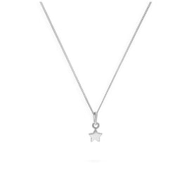 Sterlingsilber Halskette mit kleinen Sternen 14–32 Zoll