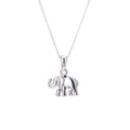 Sterlingsilber Elefant Halskette – 14–32 Zoll
