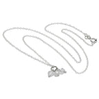 Dreifache Halskette aus Sterlingsilber mit klaren Kristallperlen, 14–22 Zoll