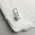 Sterlingsilber Opal Oktober Geburtsstein Martinikralle Fassung Anhänger