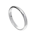 Sehr groß Sterlingsilber 3 mm D - förmig Stapelring