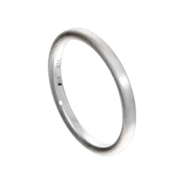 Klein Sterlingsilber Polierte Oberfläche Stapelring