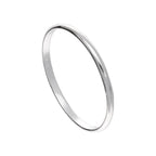 Klein Sterlingsilber Einfach 1 mm Stapelring