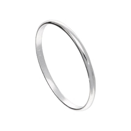 Klein Sterlingsilber Einfach 1 mm Stapelring