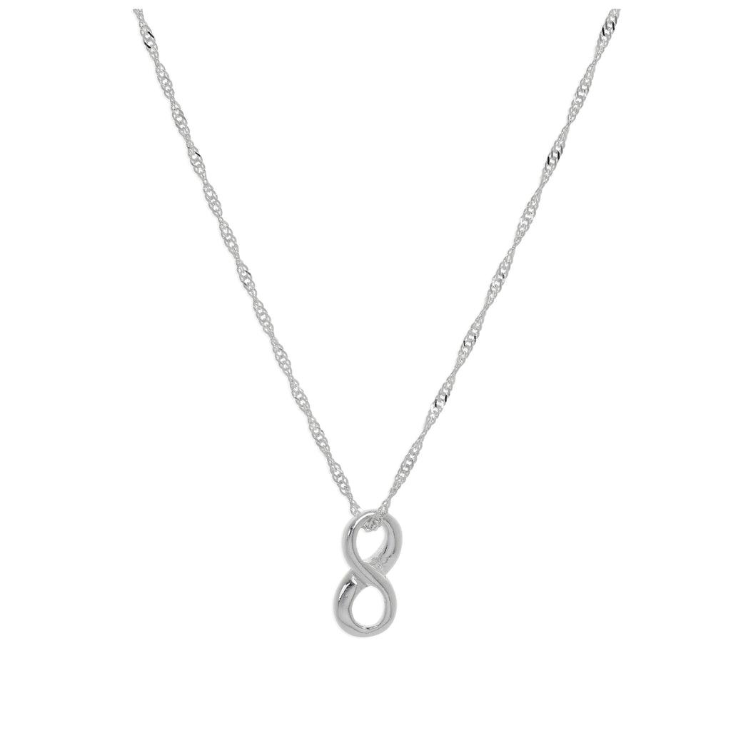 Sterlingsilber Infinity Floating Halskette – 16–24 Zoll