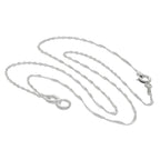 Sterlingsilber Infinity Floating Halskette – 16–24 Zoll