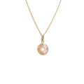 Kompass-Halskette aus 9 Karat Gold, 40 - 45 cm