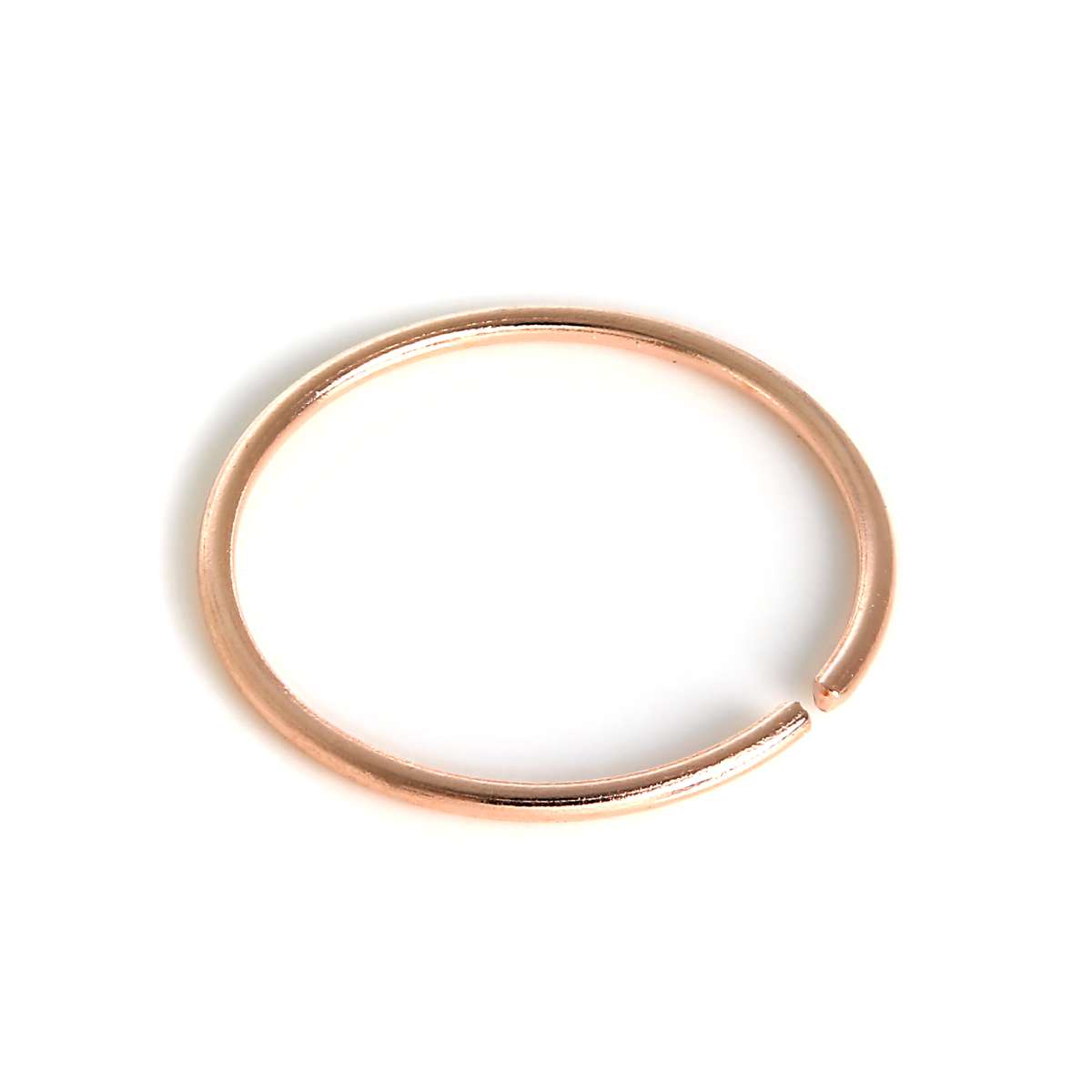 9 Karat Roségold 8 mm Helix Creolen Ohrring