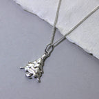 Sterlingsilber Weihnachtsbaum Halskette – 16-32 Zoll
