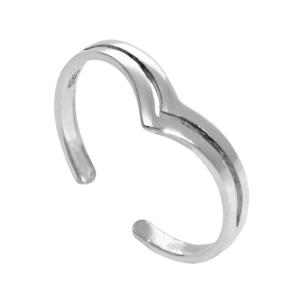 Verstellbarer Ring aus Sterlingsilber mit doppeltem Querlenker
