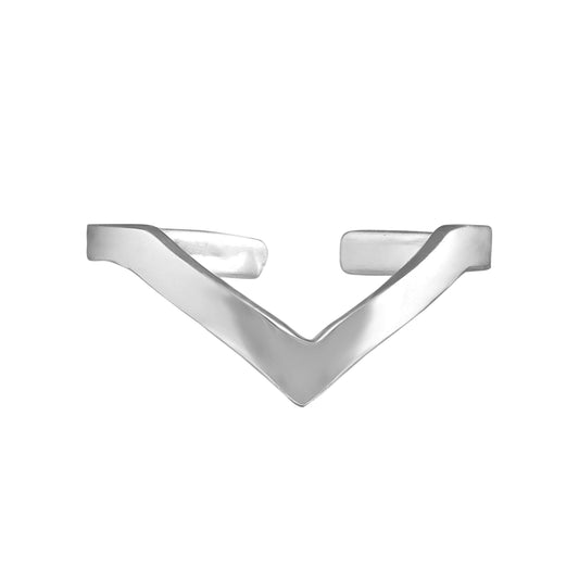 Sterlingsilber Wünschelrute Manschetten Ohrring