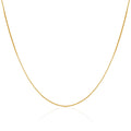 Vergoldet Sterlingsilber Kasten Kette 35,5 cm