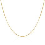 Vergoldet Sterlingsilber Kasten Kette 35,5 cm
