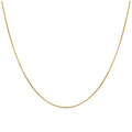 Vergoldet Sterlingsilber Kasten Kette 40,5 cm