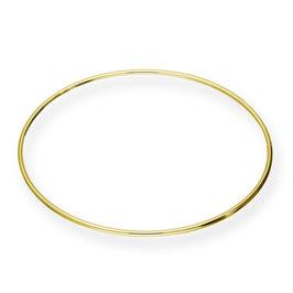 Vergoldet Sterlingsilber Rund Armreif 68 mm