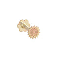 9 Karat Gold Sonne Lippenpflock Knorpel Piercing