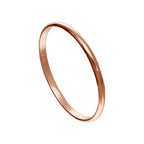 Klein Rosévergoldet Sterlingsilber 1 mm Einfach Stapelring