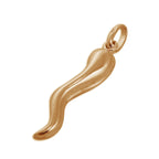 Rosévergoldetes Sterlingsilber Cornicello Charm