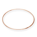 Rosévergoldet Sterlingsilber Rund 68 mm Armreif