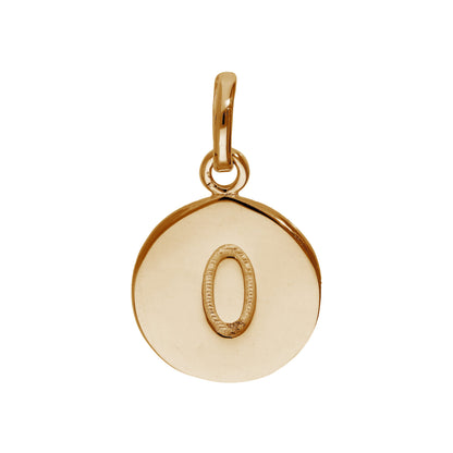 Roségold plattiertes Sterling Silber gravierbarer Buchstabe A-Z Anhänger