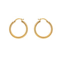 9 Karat Gold 10 mm - 70 mm Leichte Ohrringe mit Scharnieren