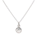 Halskette aus Sterlingsilber mit Ohm-Anhänger, 14-22 Zoll