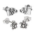 Sterlingsilber Kinder Tier Ohrstecker Satz