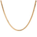 9 Karat Gold 2 mm Dick Diamantschliff Panzer Halskette 51 cm