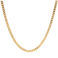 9 Karat Gold 2 mm Dick Diamantschliff Panzerkette Halskette 45,5 cm