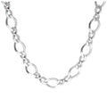 Sterlingsilber Figaro Gedreht Kettenglied Halskette 16 - 45,5 cm