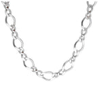 Sterlingsilber Figaro Gedreht Kettenglied Halskette 16 - 45,5 cm