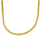 Vergoldet Sterlingsilber Quadratisch 2 mm Schlangenkette Halskette 40,5 - 45,5 cm