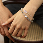 Sterlingsilber Klobig Kettenglied Armband 19 cm