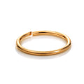 14 Karat Gold 8 mm Creolen Nasenring Piercing