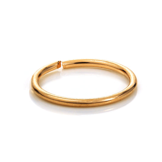 14 Karat Gold 8mm Creolen Nasenring Piercing
