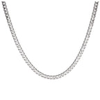 Sterlingsilber Panzerkettenglied Halskette 45,5 cm