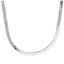Sterlingsilber Flache Herringbone-Kette 18 - 20 Zoll