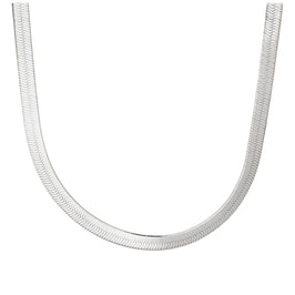Super-Fischgrätenkette aus Sterlingsilber, 45 cm